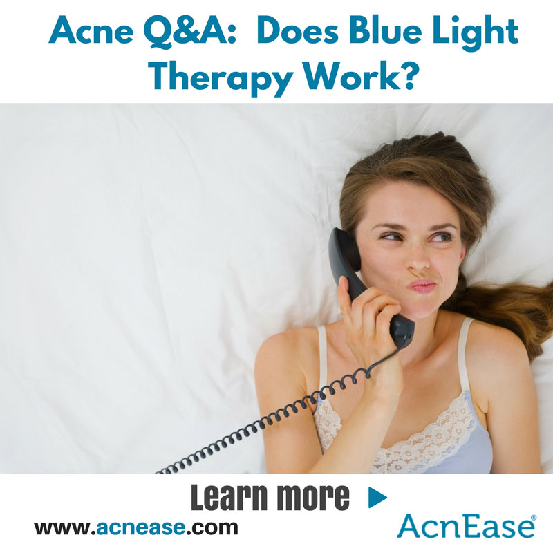 does blue light therapy really work for acne